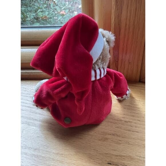 FAO Schwarz Plush Pajama Day Bears Monday Thursday Friday & Sunday 10" Set Of 4 - Picture 8 of 9